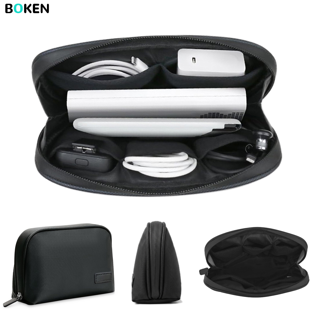Tech Accessories For Travel - 軽量防水テックポーチ、ポータブル電子機器アクセサリーケース、コード充電器収納バッグ、旅行、自宅、オフィス用