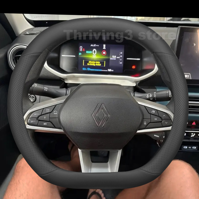Tech Accessories Hub - 革車のステアリングホイールカバールノー 5 E-Tech メガーヌ E-TECH 2024-2026