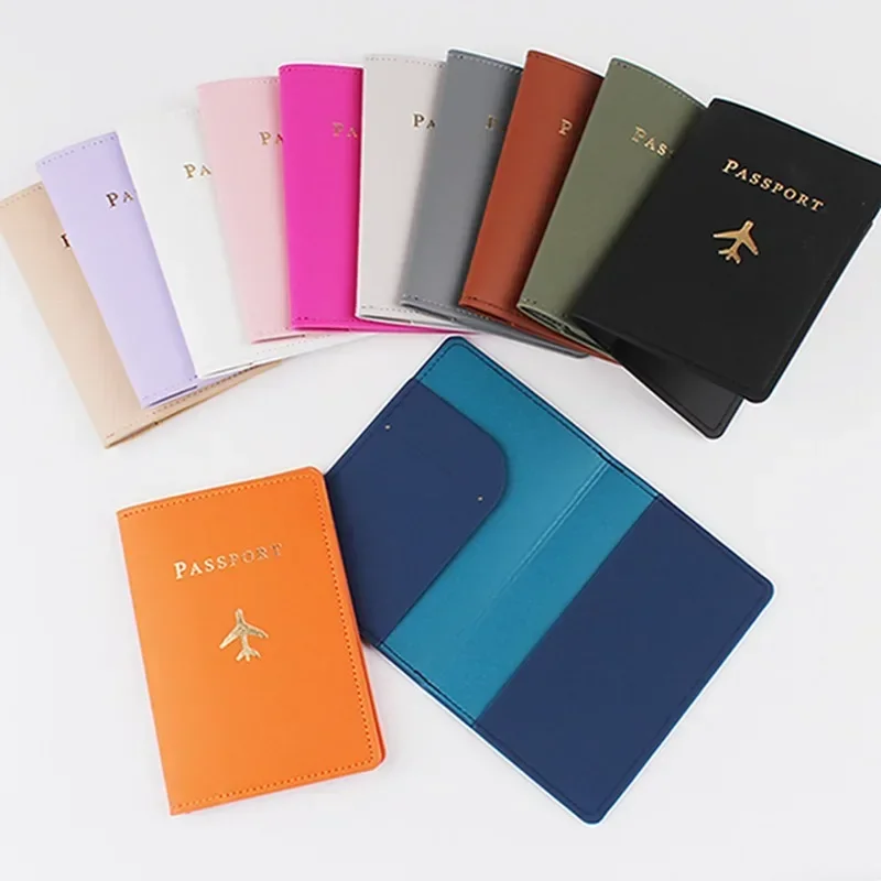 PUレザー飛行機パスポートカバーケース、カードホルダー、ファ - Tech Accessories For Travel のレビューと価格