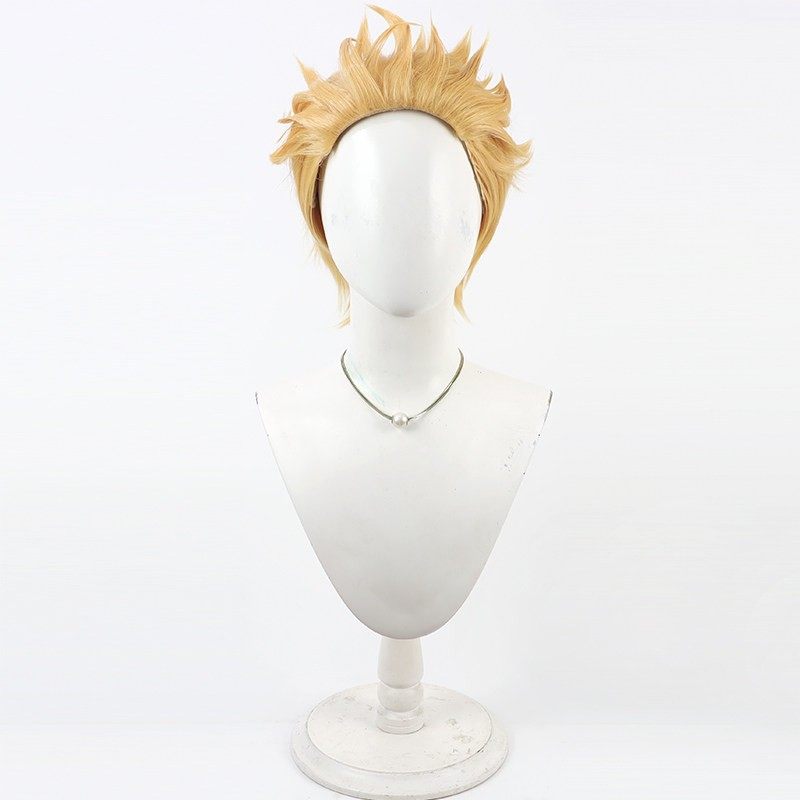 エンジンショートブロンド耐熱人工毛パーティーアニメガチアクタ - Tech Accessories For Men のレビューと価格