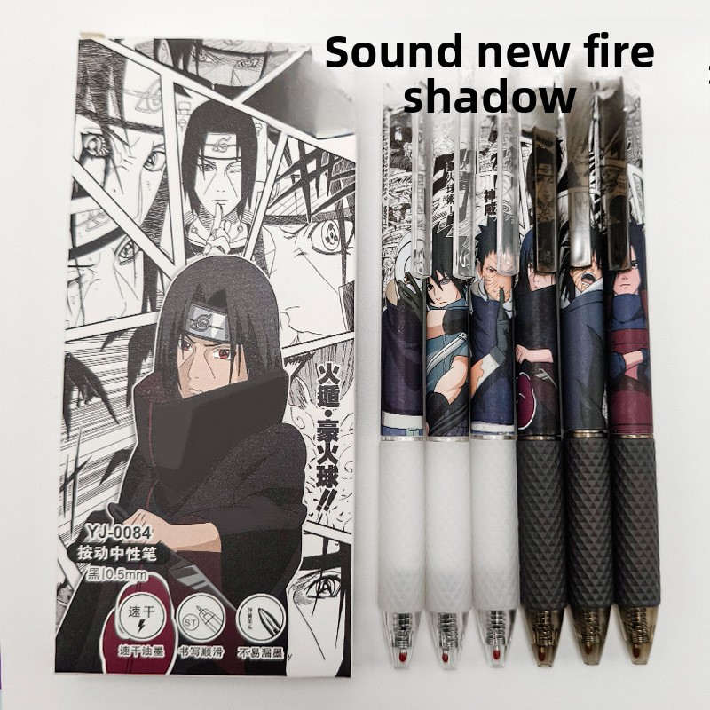 アニメナルトゲルペン可愛い漫画キャラクタープリント速乾性イン - Tech Office Accessories のレビューと価格