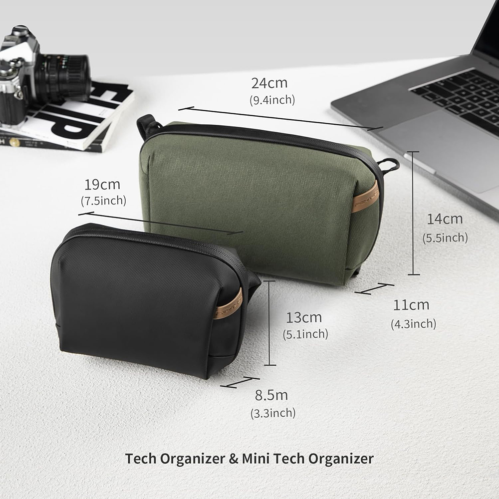 Pgytech-ケーブル、電話バッテリー、電子機器オーガナイ - Tech Accessories Storage のレビューと価格