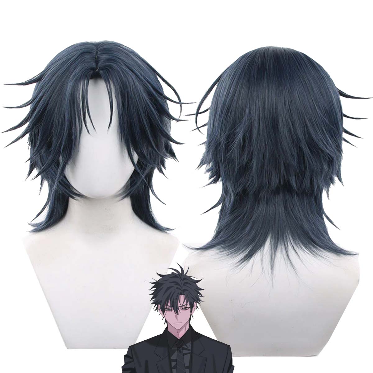 メンズアニメリンククリック ジェイ・リー コスプレウィッグ  - Tech Accessories For Men のレビューと価格
