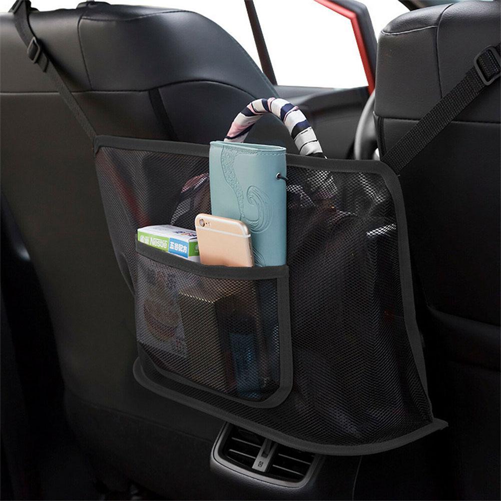大容量カーシートネットポケット,ハンドバッグホルダー,メッシ - Tech Accessories Bag のレビューと価格