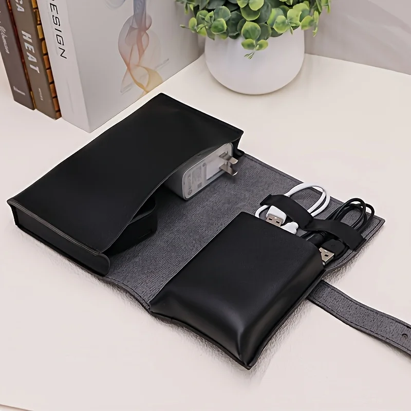 yesPUレザー製多機能オーガナイザー-ポータブルテックスク - Tech Accessories Travel Case のレビューと価格