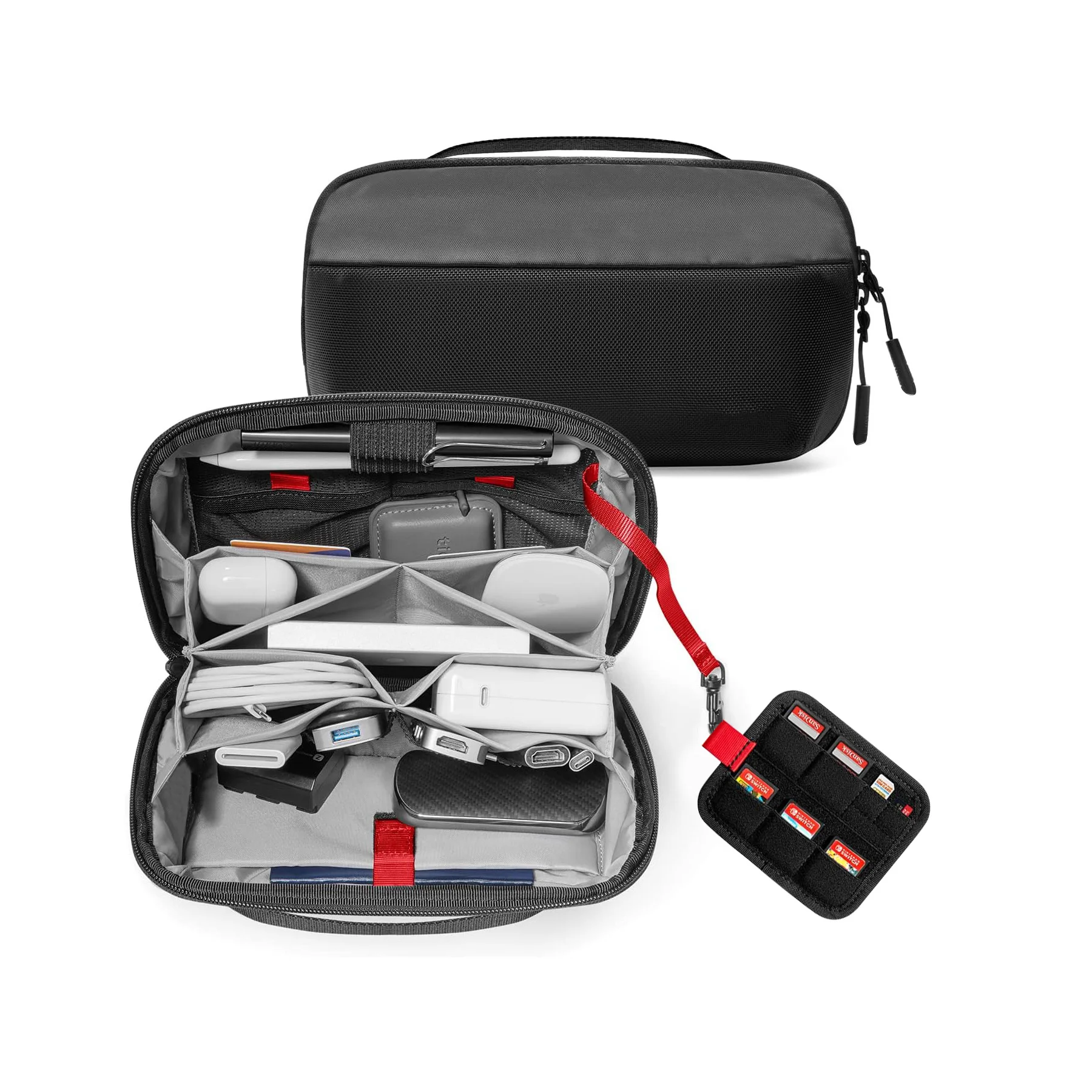 トラベルテックオーガナイザーポーチ、防水多機能電子機器アクセ - Tech Accessories For Travel のレビューと価格