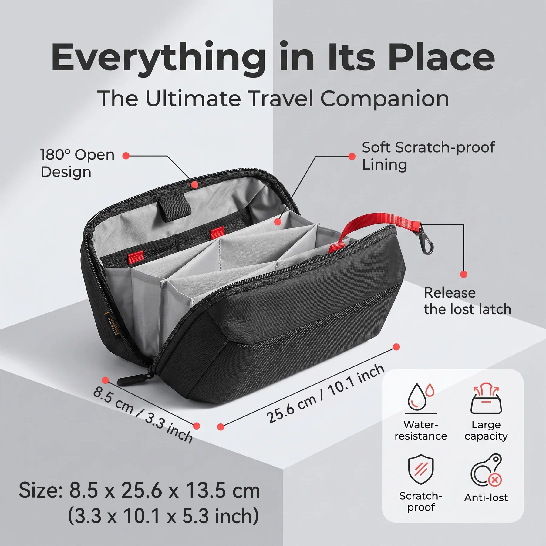 トラベルテックオーガナイザーポーチ、防水多機能電子機器アクセ - Tech Accessories For Travel のレビューと価格