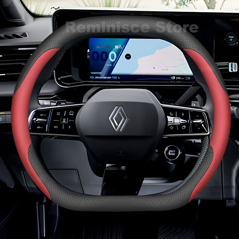 レザー製カーステアリングホイールカバー ルノー5 E-TEC - Tech Accessories Hub のレビューと価格