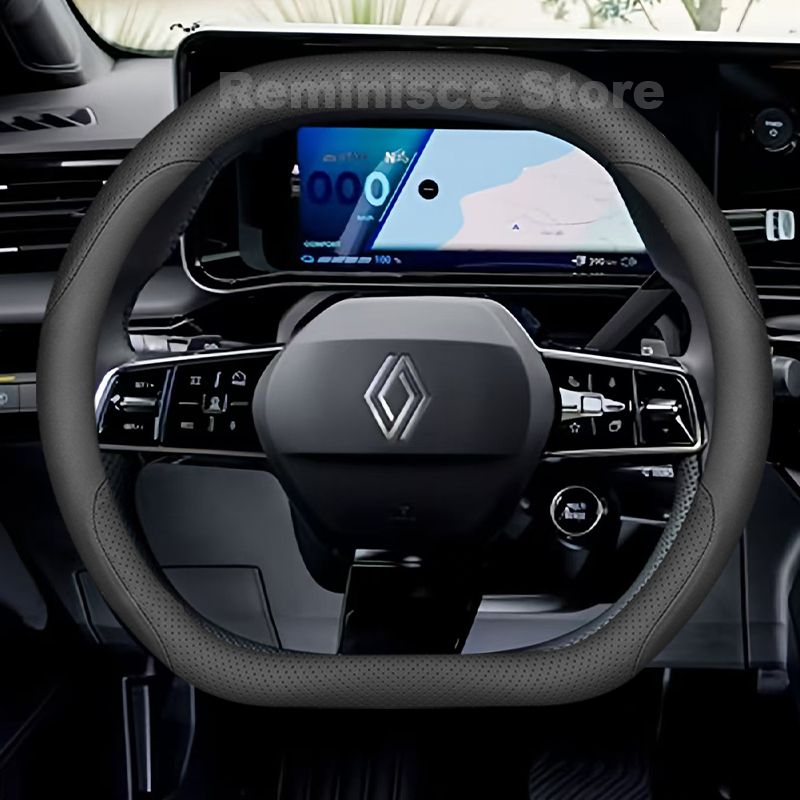 レザー製カーステアリングホイールカバー ルノー5 E-TEC - Tech Accessories Hub のレビューと価格