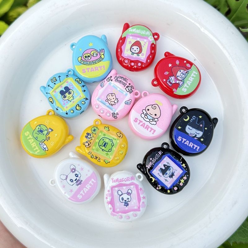 1/3/6 個たまごっちビーズアクセサリーアクリル漫画小型ア - Kawaii Tech Accessories のレビューと価格
