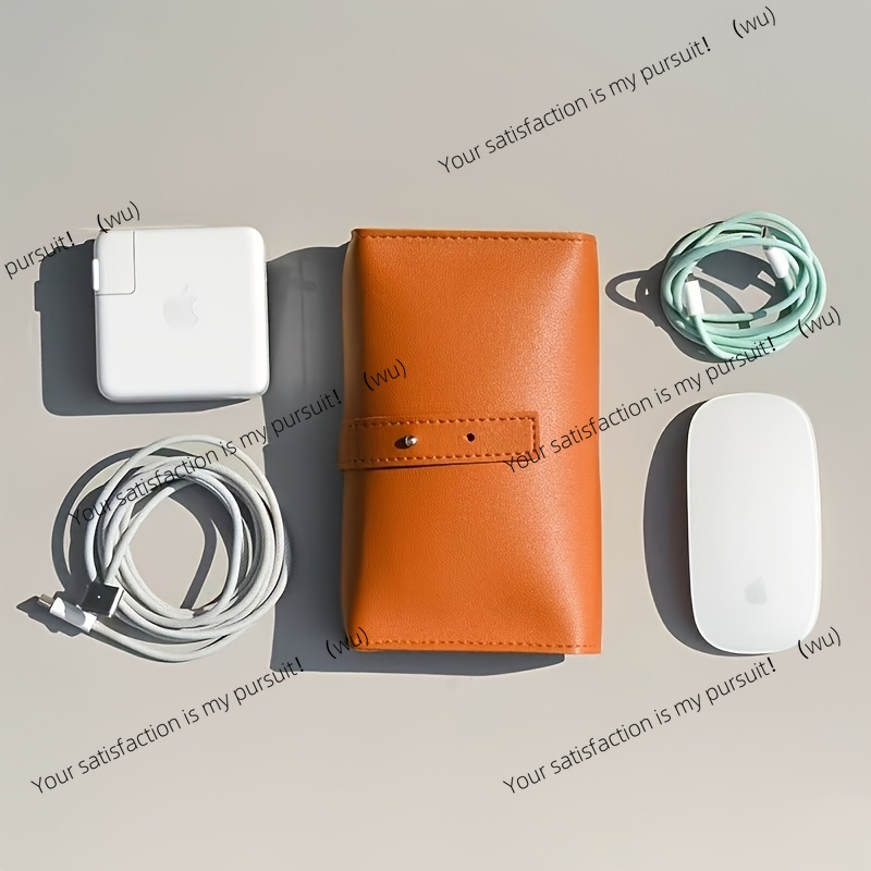 1pc PUレザーマルチコンパートメントオーガナイザー-ケー - Tech Accessories Travel Case のレビューと価格