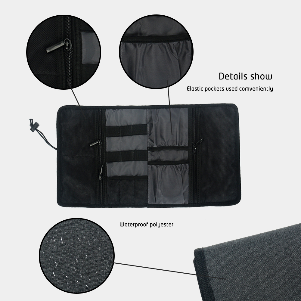 家庭用ケーブル整理ポーチ |   USBケーブル、充電器、携 - Tech Accessories Storage のレビューと価格