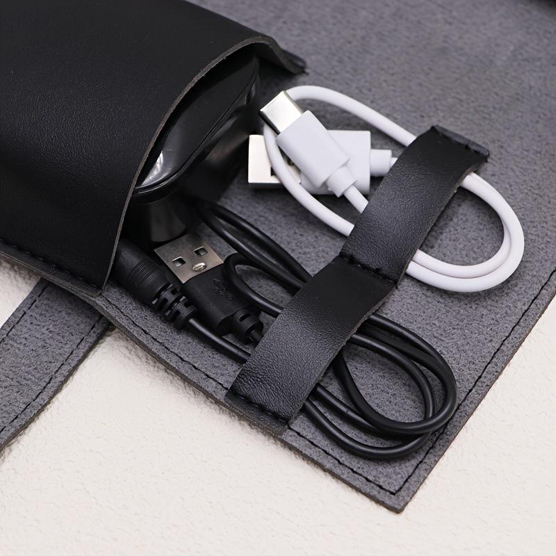 ケーブル、充電器、ペン用1個 - 耐久性のある旅行用収納PU - Tech Accessories Travel Case のレビューと価格