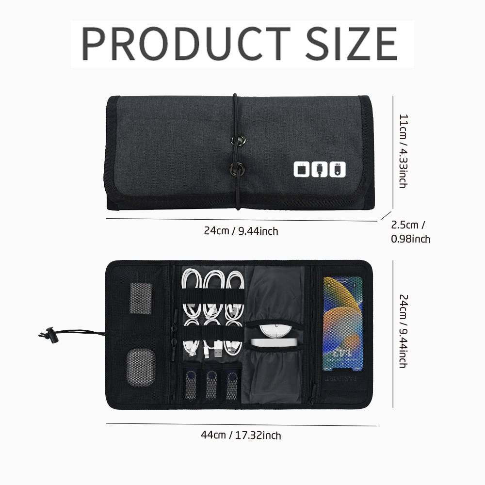テックオーガナイザーバッグ ケーブル収納ケース トラベル電子 - Tech Office Accessories のレビューと価格