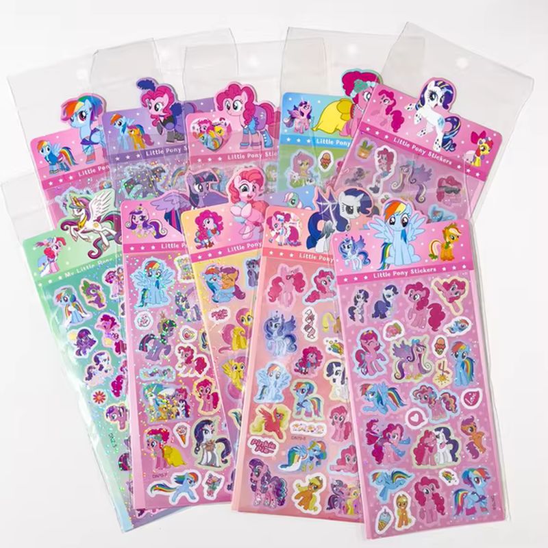 リトルポニーレーザーステッカーセット女の子子供用かわいい漫画 - Tech Office Accessories のレビューと価格