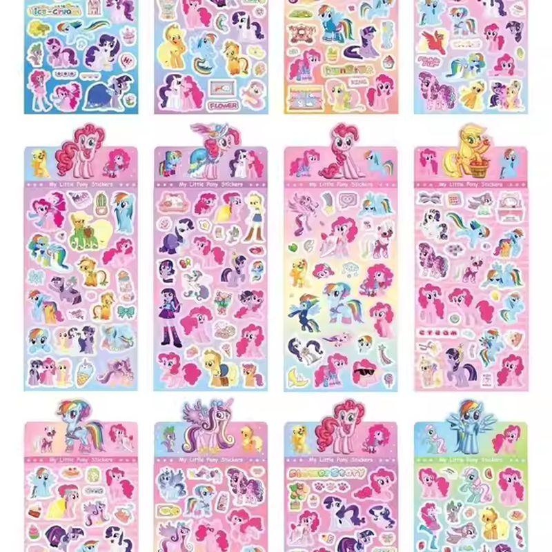 リトルポニーレーザーステッカーセット女の子子供用かわいい漫画 - Tech Office Accessories のレビューと価格