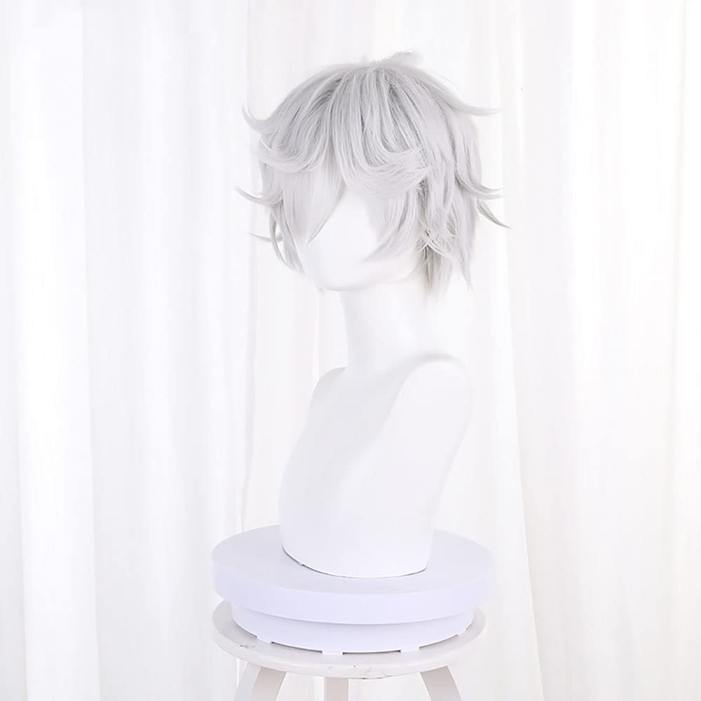 アニメgabimaruコスプレウィッグ,男性用のふわふわの短 - Tech Accessories For Men のレビューと価格