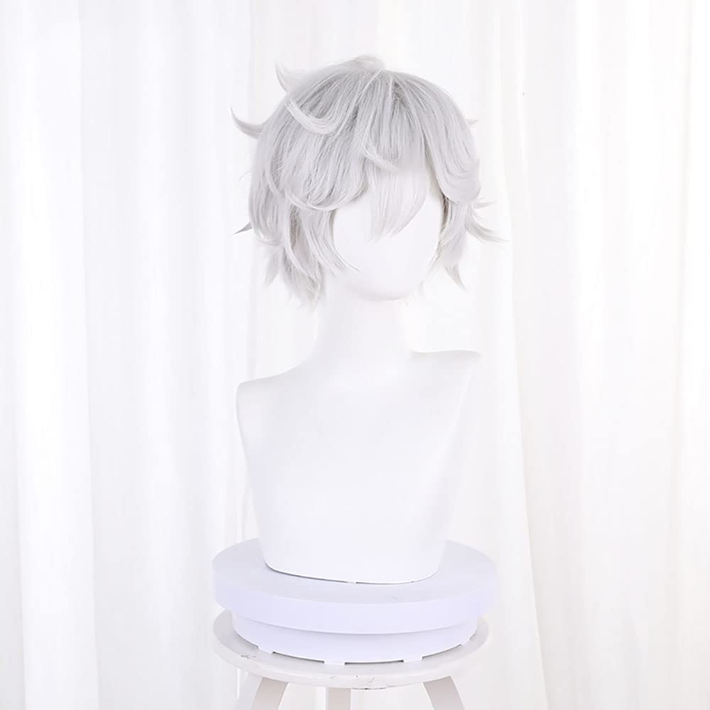 アニメgabimaruコスプレウィッグ,男性用のふわふわの短 - Tech Accessories For Men のレビューと価格