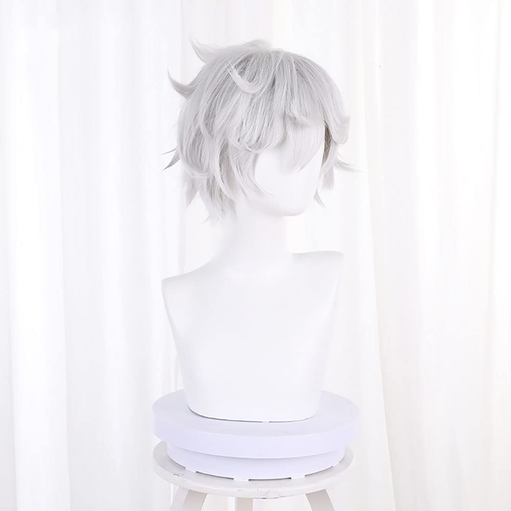 アニメgabimaruコスプレウィッグ,男性用のふわふわの短 - Tech Accessories For Men のレビューと価格