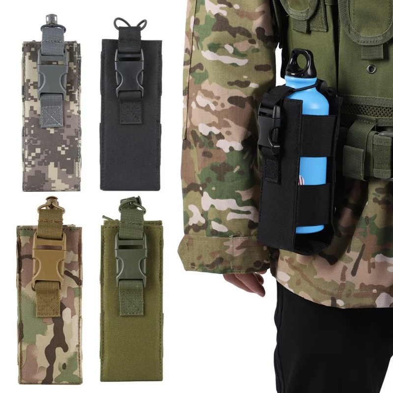 新しい戦術的なウォーターボトルバッグモールナイロンケトルカバ - Tech Accessories Bag のレビューと価格