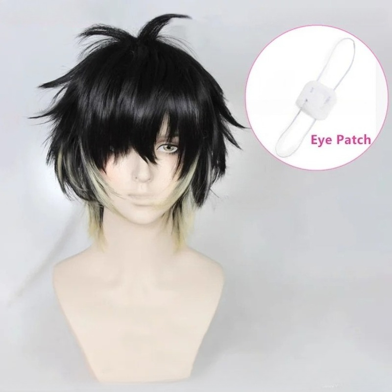 アイパッチ耐熱ヘアハロウィンパーティーウィッグアニメトワ合成 - Tech Accessories For Men のレビューと価格