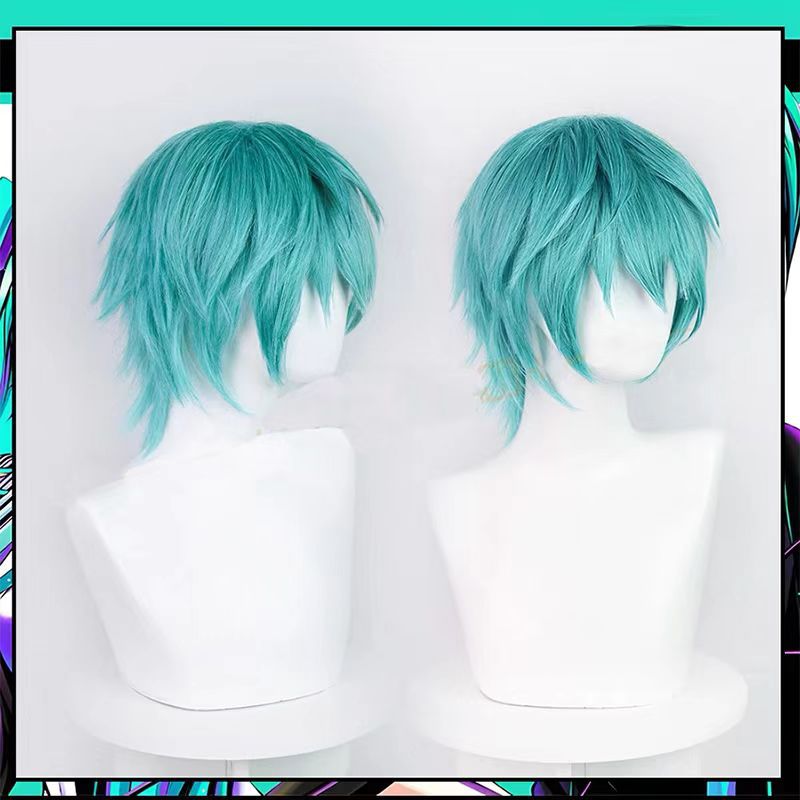 Mikuo コスプレウィッグアニメミクブルーショートヘアアク - Tech Accessories For Men のレビューと価格