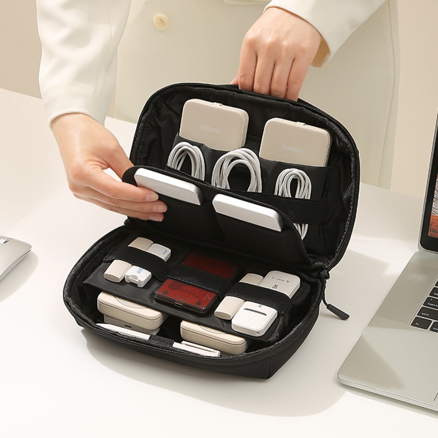 ポータブルトラベルコードオーガナイザー、電子機器収納ケース（ - Tech Accessories Storage のレビューと価格