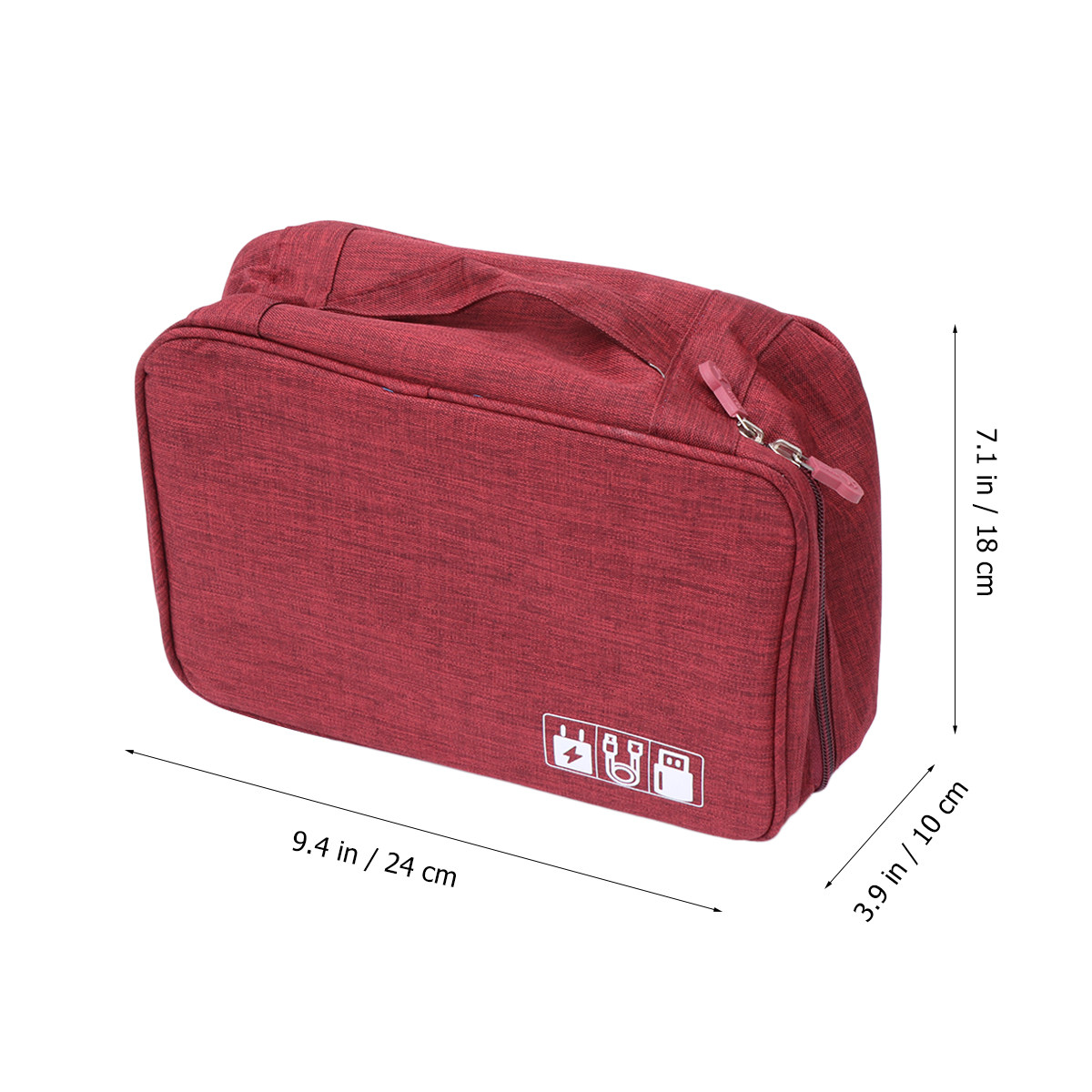 トラベル収納バッグ データケーブルオーガナイザー 防水 耐傷 - Tech Accessories Storage のレビューと価格