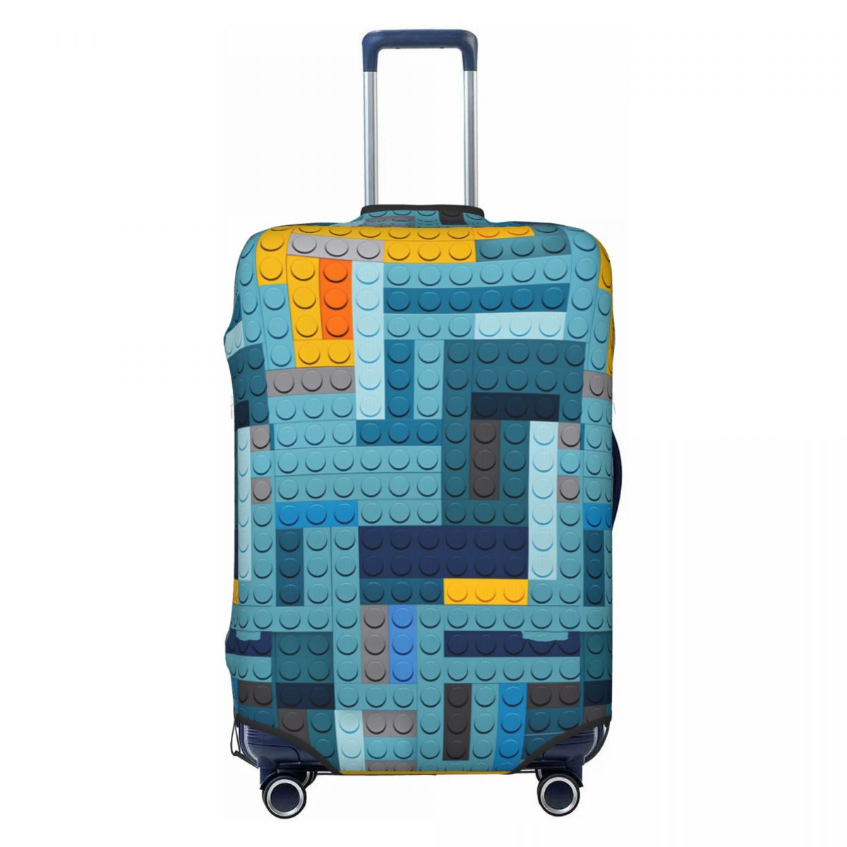 ブルーテックピクセルビルディングブロックテクスチャスーツケー - Tech Accessories For Travel のレビューと価格