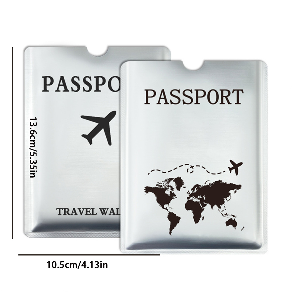 アルミホイルパスポート保護ケース、耐磁性および盗難防止ブラシ - Tech Accessories For Travel のレビューと価格