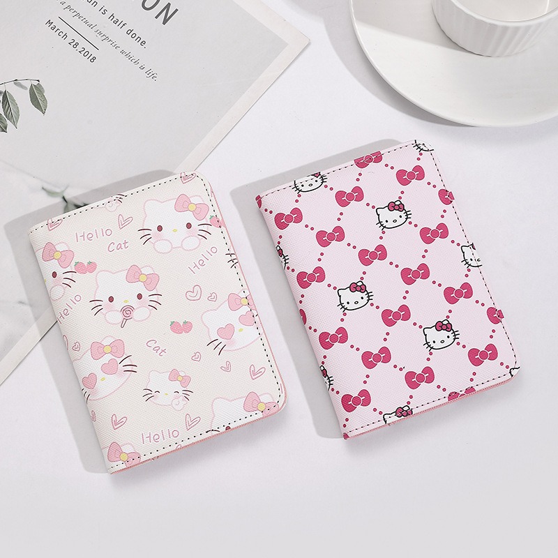 ハローキティ 女性用パスポートカバー PUレザー 多機能クレ - Tech Accessories For Travel のレビューと価格